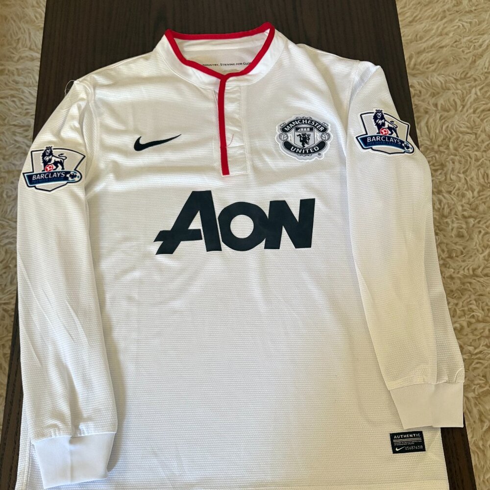 Nike Manchester United 2012 Long Sleeve Away Jersey Men's Size Small